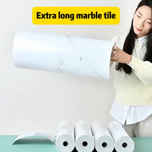 Thickness 3mm 300cm x 120/60cm Marble Sheet (self adhesive) 3D Nordic Tiles Wall Panel