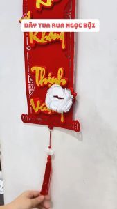 Dây Tua Rua Cổ Trang - Gắn Đèn Lồng May Mắn Tài Lộc Treo Cành Đào Mai Trang Trí Tết