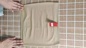 เกาะอกเต็มตัว ผ้าสแปนเด็กซ์ ลายพื้นขอบเพชร