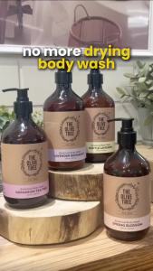 [NEW] The Olive Tree Set L - Body Wash Trio ( 500ml x 3 ) Gentle Lavender l Spring Blossom l Geranium Tea Tree