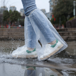 KEKESHANGJIA | Waterproof Anti-slip Transparent Childrens Rain Shoes  Plastic Thickened Durable