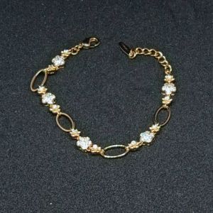 Gelang Rantai Oval Motif Bunga Xuping Perimium