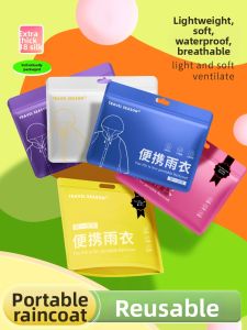 Travel Season | Rainproof Thick Disposable Rain Poncho For Adults