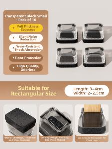 XIJIJIA | Silent Wear-Resistant Silicone Furniture Leg Protectors