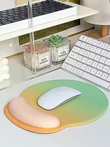 1Pc Gradient Ergonomics Mouse Pad Comfortable Wrist Support Non Slip Mice Mat Soft Mousepad Wrist Rest Computer Mouse Pad.