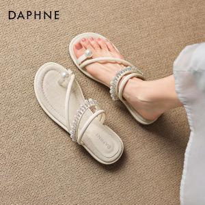 Daphne | Dép Bằng Mới Thêu Dây Hở Ngón Chân Cho Mùa Hè
