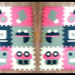 9pcs Puzzle Mat Toys Design Baby Crawling Mat Tiles Floor Carpet And Rubber Mat For Baby (30cmx30cm)