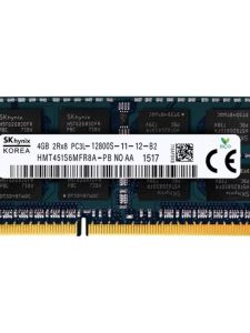 Hynix DDR3 Notebook Memory Stick PC3 12800 Low Pressure 8GB New Condition Computer Hardware Display Accessories