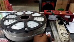 PER ROL 100M LAMPU LED STRIP SELANG 5050 1 MATA AC 220V INDOOR OUTDOOR PER ROL 100M