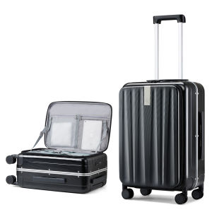 Hanke One Side Open Expandable Anti-Theft Zipper Luggage (20/24/26")