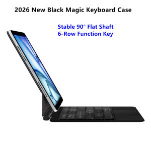 AJIUYU | Magic Keyboard for iPad Pro 11 Inch 4th/3rd/2nd/1st Gen iPad Air 11 M2 M3 M4 Air 4 Air 5 Case Floating Stand Ultra Thin Keyboard