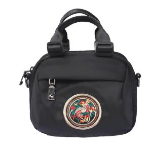 YIMOYICAI | Oxford Fabric Embroidered Crossbody Bag Multi-Compartment Lightweight Water-Resistant Handbag