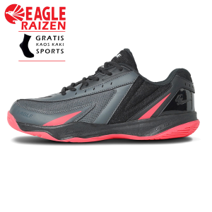 Sepatu Badminton Eagle RAIZEN Warna Navy Blue - Sepatu Bulu Tangkis Eagle RAIZEN Terbaru