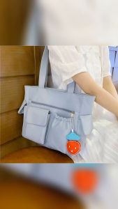 Student Shoulder Large-capacity Portable bag Korean Shoulder Bag Tote Shopping Bags Nylon Bag