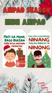Witty & Funny Christmas Angpao | Money Envelope (Long and Mini Ampao Size) 5 PCS PER PACK!!