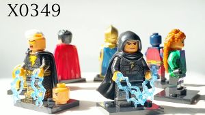 Minifigures DC - Mô hình anh hùng vũ trụ DC - Doctor Fate Black Adam Cyclone Superman Atom Smasher Kent Nelson Hawkman