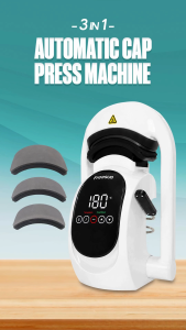 PSD 3-in-1 Precision Automatic Cap Press Machine for 70/80/86mm Bottles - Office & School Supplies