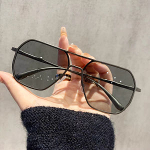 Polarized Photochromic Sunglasses for Men Driver Pilot Large Frame