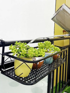 [SG Ready Stock] potted plant stand Adjustable Hanging Rack  Flower Plant Rack Can bear heavy objects balcony flower pot rack