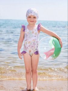 Usbettas | Sun Protection One-Piece Swimsuit Swimwear