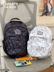 KDMILD | Balo Học Sinh Nhẹ Hàn Quốc Phong Cách Retro Dots