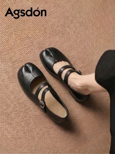 Agsdon | Light and Shallow Mouth Mary Jane Shoes Women