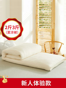 Experience Edition 3 Pounds Handmade Cotton Quilt Summer Cool Quilt Single Dormitory Student Cover Thin Quilt Xinjiang Cotton