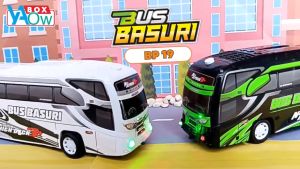 MAINAN BUS BASURI TELOLET FULL MUSIK DAN LAMPU MAINAN BUS MUSIK
