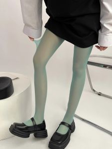 Langsha Ultra-Thin Core-Spun Silk Pantyhose Deep Blue 73 Color Spring Summer Fashionable Multicolor Leg Shaping Stockings