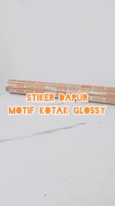 DNV - WALLPAPER DAPUR 45CM X 1 M Anti Air Panas Minyak & Api Kitchen Set Kamar Mandi Premium Foil