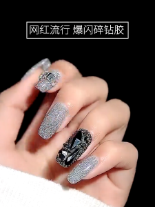 ANNIES Flash Night Glitter Broken Diamond Soak Off Nail Gel Polish Kutek Kuku【KU086】