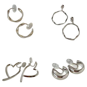 Retro Style Pure Desire Simple Bracelet Ear Clip without Pierced New Arrival Mobius Earrings Earrings Elegant Earrings Mosquito Coil Women
