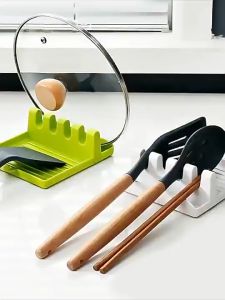 Spatula Holder Pot Lids Holders Heat Resistant Kitchenware Kitchen Cooking Utensil Stand Spoon Spatula Holder Mat