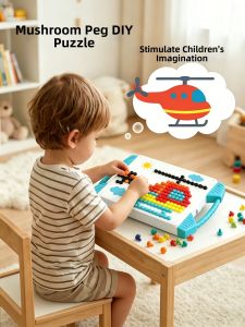Focus Enhancing Large Piece 3D Puzzle Toy
