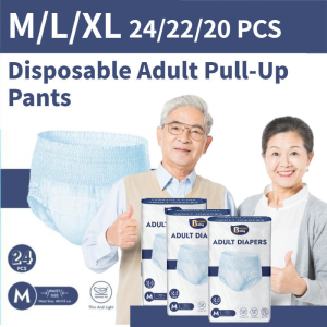 20/22/24PCS Adult Diapers Disposable Pant Strong Absorption Disposable Leak-Proof Elderly Adult