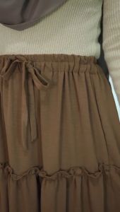 Rok Susun Wanita: Rok Crinkle Airflow Premium & Rok Rempel 3 Susun