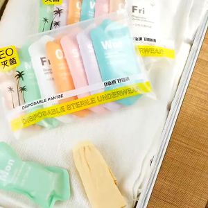 5pcs of Disposable Womens Panties Cotton Sterile Travel Travel Portable Maternity Panties for Business Trips