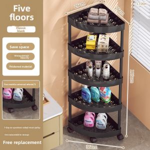 JIAJIESHI | Corner Multilayer Bathroom Storage Shelf