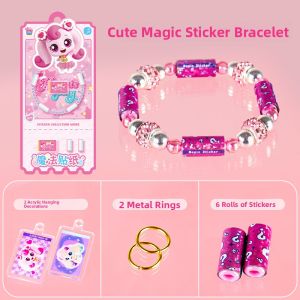 HPRETTY | Cute Kuromi Cartoon Sticker Charm Bracelet For Girls 3-6