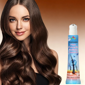 Hair Growth Roller Serum (30ml) — Root-Strengthening Anti-Frizz Formula — Suitable for Men & Women.