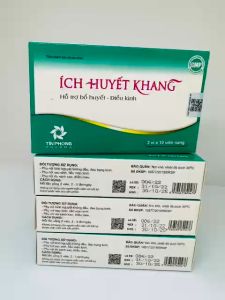 Ích Huyết Khang - Hỗ trợ giảm rối loạn điều hòa kinh nguyệt đau bụng kinh từ cao Ích mẫu ngải cứu và thảo dược