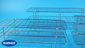 Giá đựng ống nghiệm inox RMD khay đựng ống xét nghiệm y tế - Nhiều cỡ