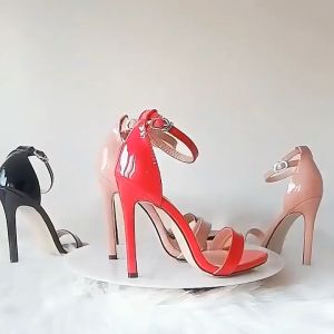 2025 ใหม่ รุ่น968 รองเท้าส้นสูงแฟชั่น สีทึบ รูปร่างสง่างาม สูง9cm ไซส์ 35-42 รองเท้าส้นสูงผู้หญิง พอดีและสะดวกสบาย สวยและใจกว้าง