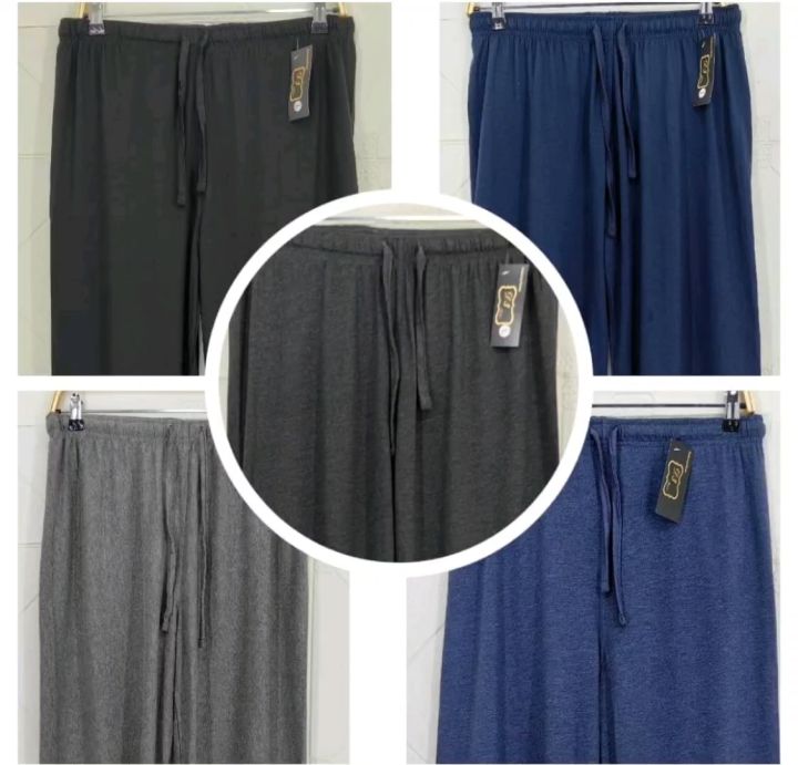 🔥🔥[READY STOCK]🔥🔥#Seluar Tidur 100# PLUS SIZE Plain Cotton Pants Women Long Trousers/ Seluar Tidur Dewasa SIZE S-6XL