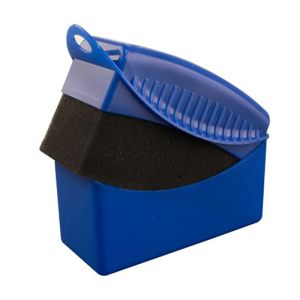 Car Wheel Polishing Waxing Sponge Brush With Cover ABS Tire Clean Contour Dressing Applicator Pads for Car Accessories