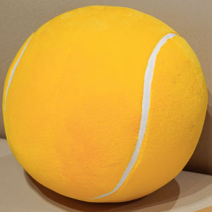 GUAIBUDIAN | Cute Tennis Shaped Plush Pillow