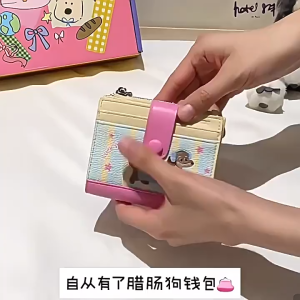 Ví Nữ Mini Nhiều Ngăn Họa Tiết Cún Cưng Dễ Thương LILA VCH72