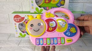 CWVS MUSICAL LEARNING PIANO TOY CATERPILLAR DESIGN TOY FOR BABIES AND KIDS