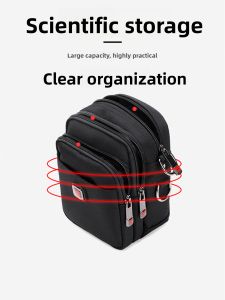 Mens Large Capacity Outdoor Waterproof Military Knife Crossbody Bag Single Shoulder Bag Multifunctional Waist Bag Backpack