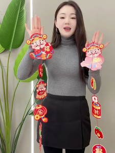 New Years small hanging strips for the Year of the Horse 2026 Happy New Year banners New Spring Festival background wall decorations to create a festive atmosphere.